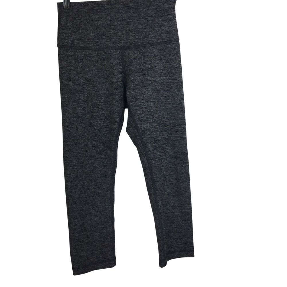 Lululemon Wunder Under Pant Hi-Rise Luon Variegated Knit Heathered Black Size 6